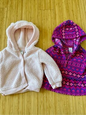 Carter's Light Pink Sherpa Hoodie